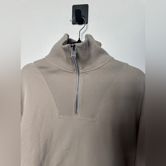 NWT Athleta Retroplush Revive Half Zip Sweatshirt - Picture 4 of 7